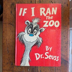 1st Edition Dr. Seuss If I Ran the Zoo 1950 Good Condition Hard Cover